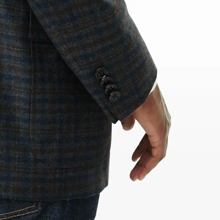 Mens Wool Blend Casual Suit