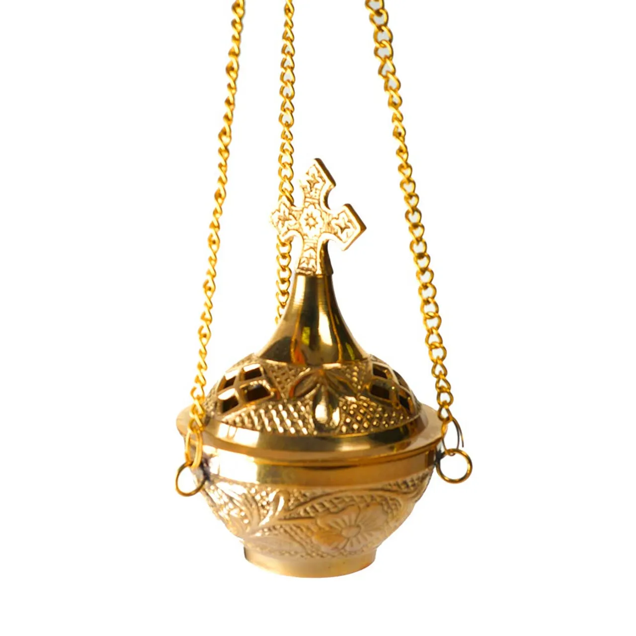 Incense Burner Loban Burner With Handle Dhoop Dhuni Burner Sambrani Dhoop Resin & Home Office Temple Prayer Butler Home Decor