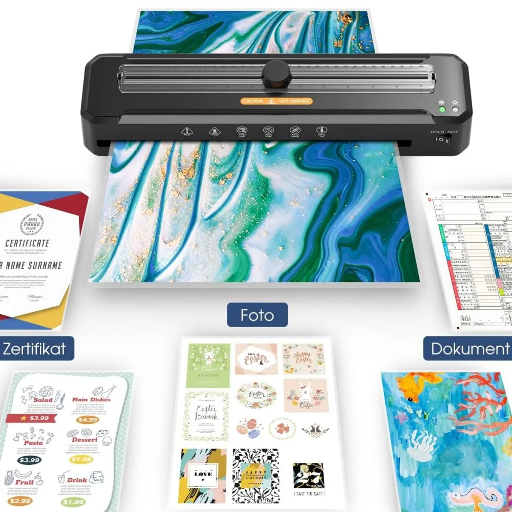 FNL007 Professional 13 Inch Hot Cold Office Laminator Machine A3 for Photo Card Documents