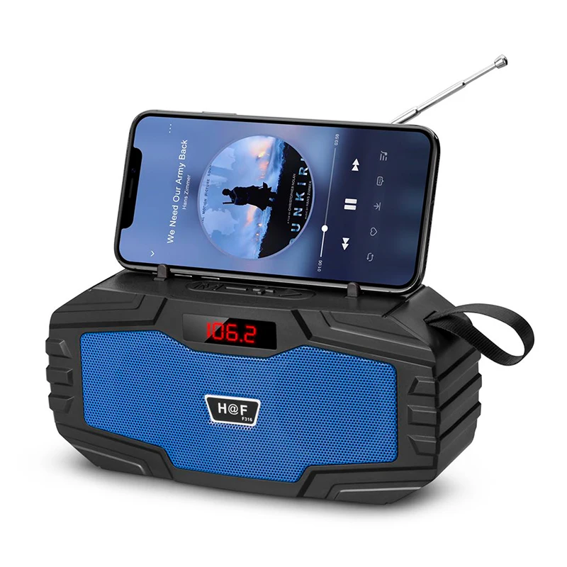 HF-F316 горячая Распродажа BT динамик беспроводной динамик портативный динамик со светодиодным дисплеем