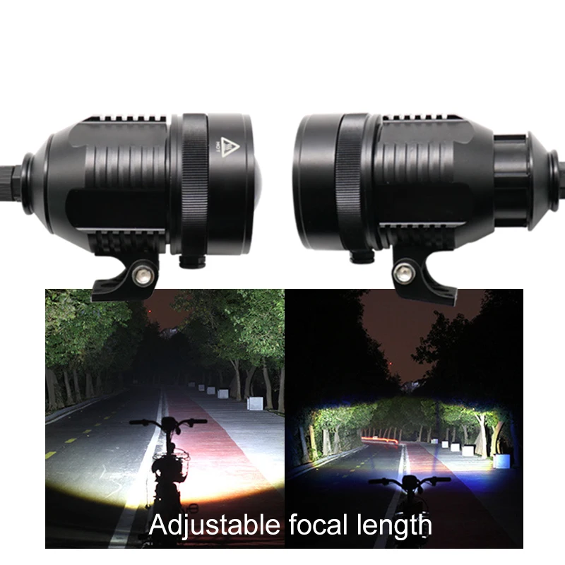 Регулируемая сверхъяркая мини-лампа с регулируемым расстоянием, аксессуары для прожектора Auxillary, светодиодная фара для мотоцикла, мотоцикла