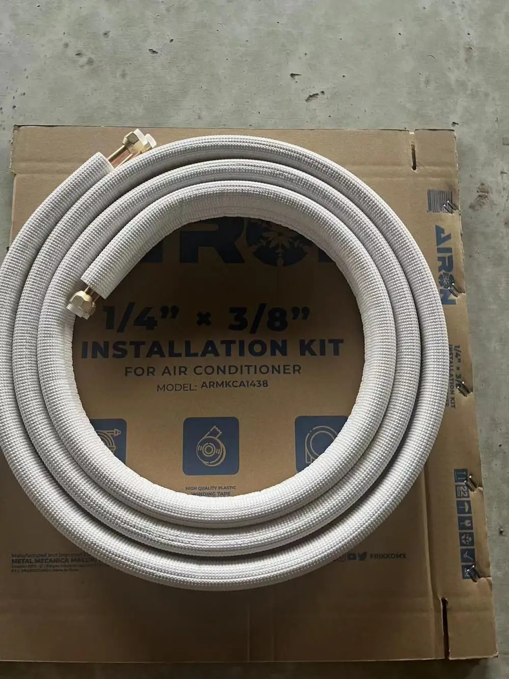 Комплект алюминиевых труб для кондиционера зеленые бесплатные запасные части 8 мм фитинг с медным электрическим сплавом 10% 170 40%