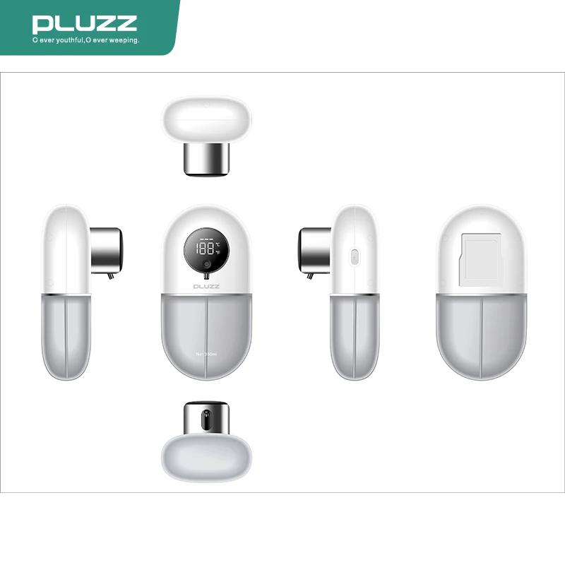 Liquid Soap Dispenser Pebbles Shape Dispenser Liquid Soap PLUZZ Temperature Display Recharged Machine For   House Hotel