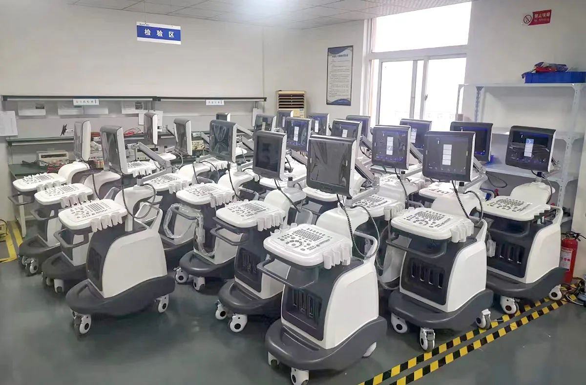 Full Digital Mobile Echocardiography Cardiac Echo Ultrasound Scan Color Doppler Ultrasound Machine for Pregnancy