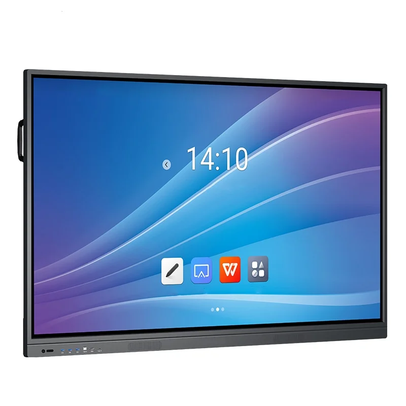 55-Inch Interactive LCD Video Wall with Built-In Camera LED Backlight Touch Screen Whiteboard Available in 75 86 Inch Sizes