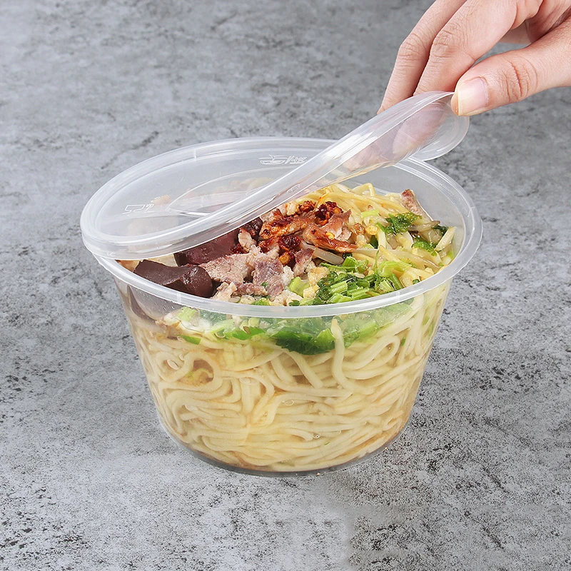  Restaurant packaging 300ML takeaway disposable plastic dessert bowls for