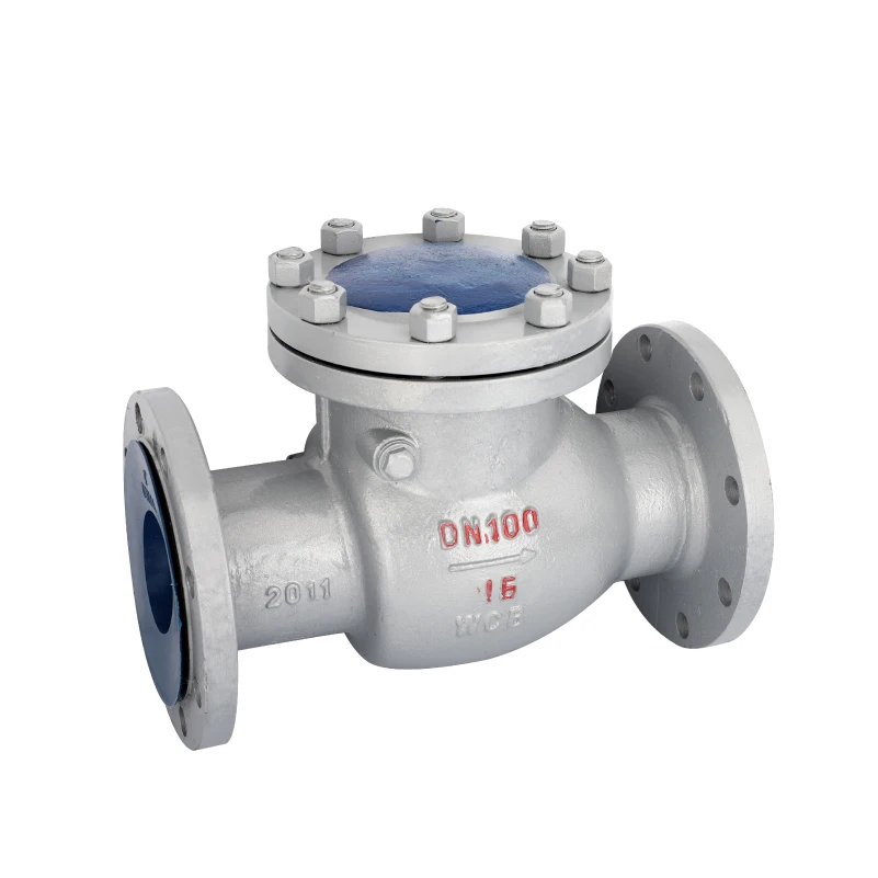 H44h-16C Cast steel swing flange check valve is suitable for sour environment DN25-DN200