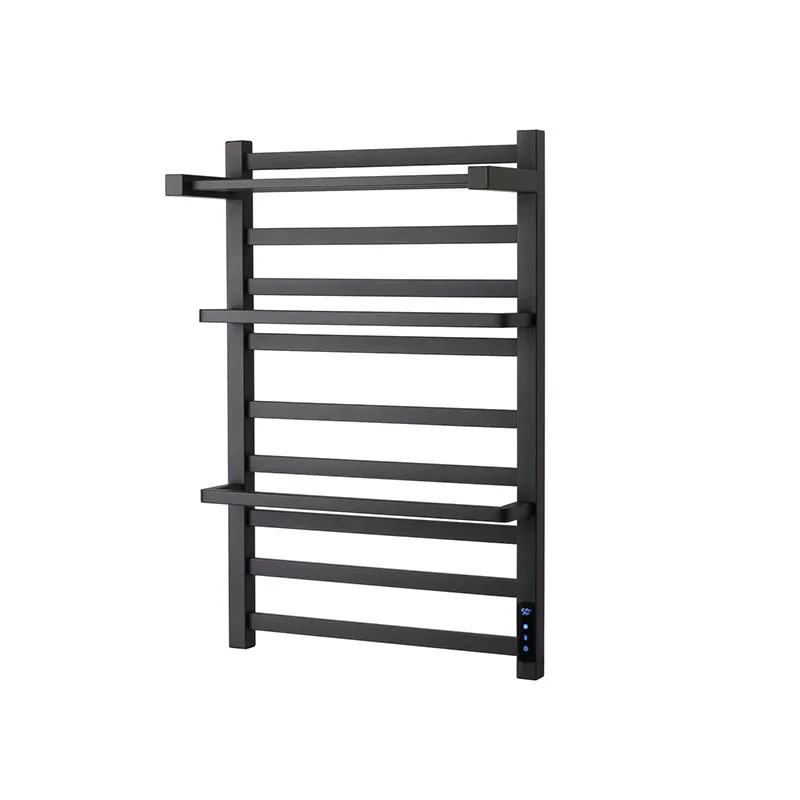 High Quality Simple Style Stainless Steel Wall Mounted Rotate Heated Electric Towel Rack For Bathroom
