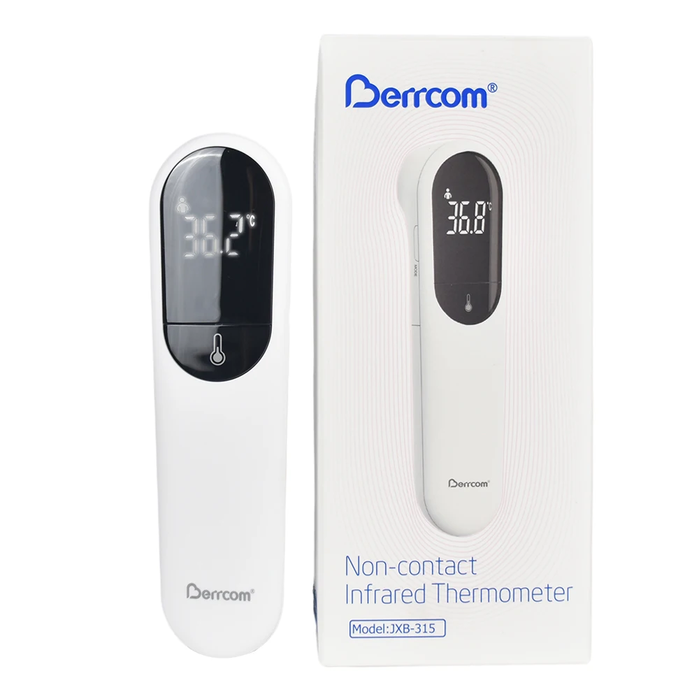 Профессиональный инфракрасный Ручной Электронный двойной зонд с логотипом под заказ точный бесконтактный термометр для измерения температуры лба ребенка