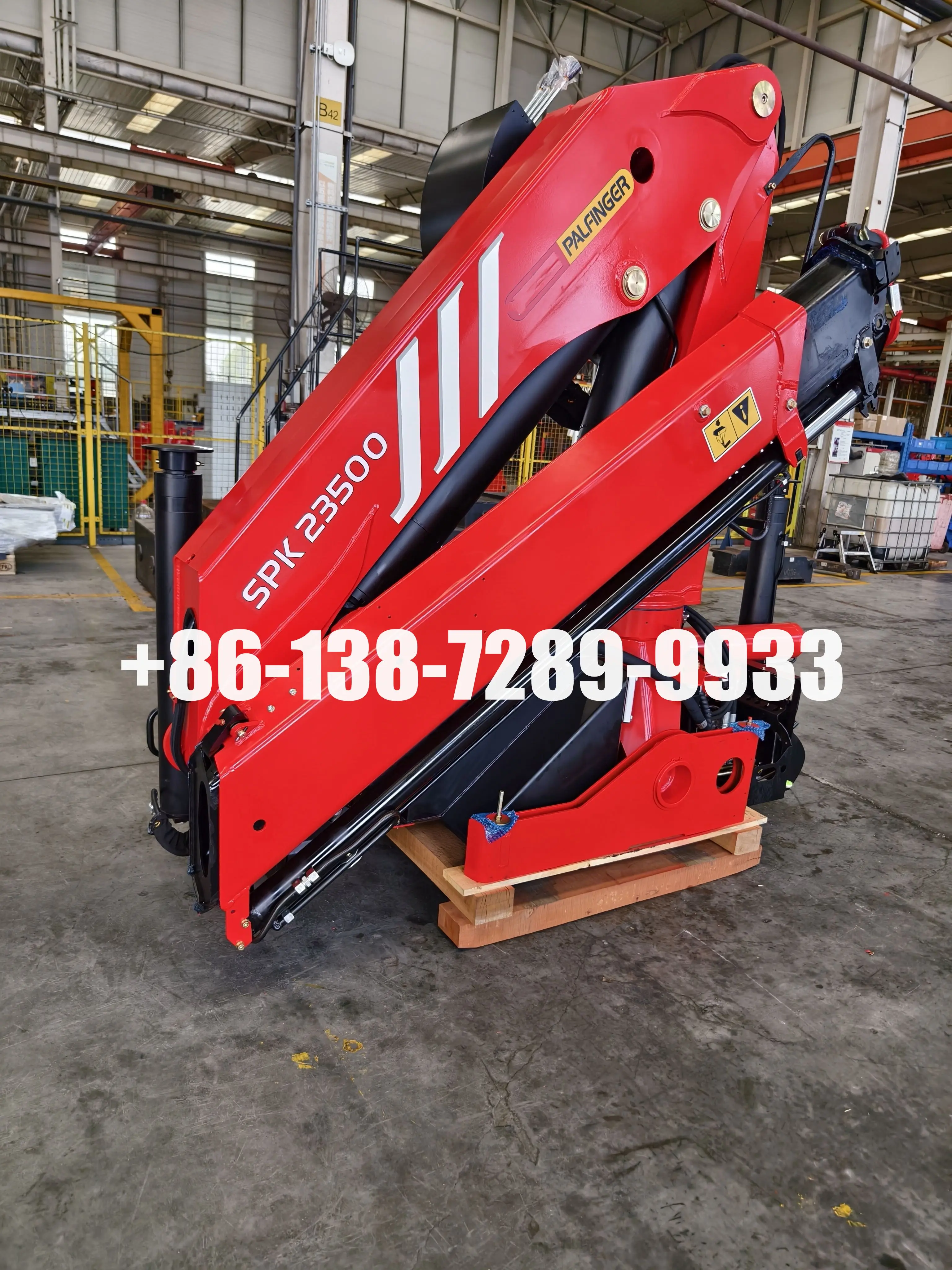 New Palfinger SPK23500 11 Ton Truck Mounted Knuckle Boom crane for Isuzu Volvo Stania Mercedes-Benz heavy truck chassis