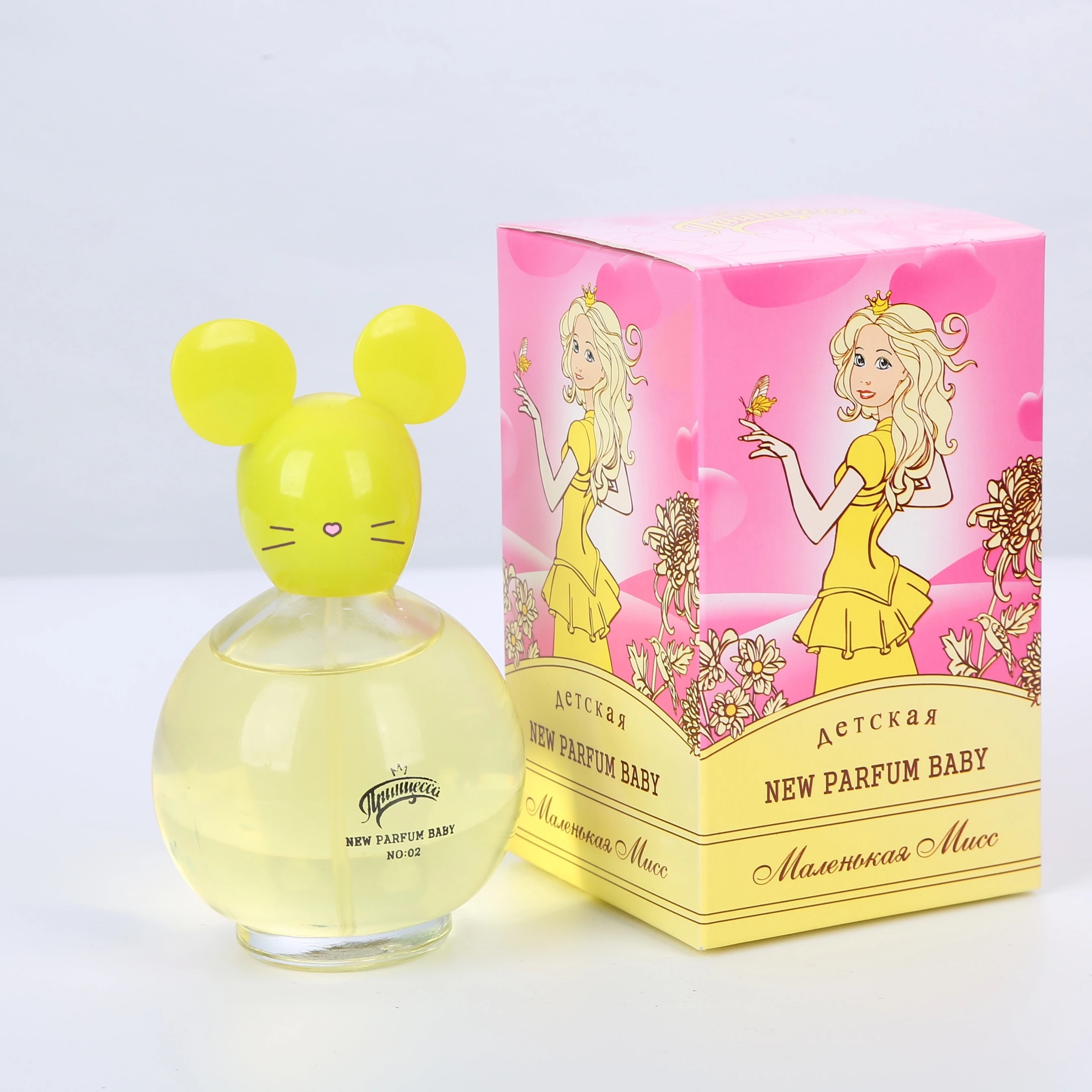 75 ml Baby bear shape  Perfume cute shape  Glass Bottle perfume for children Private Label Cute Packaging Baby Cologne