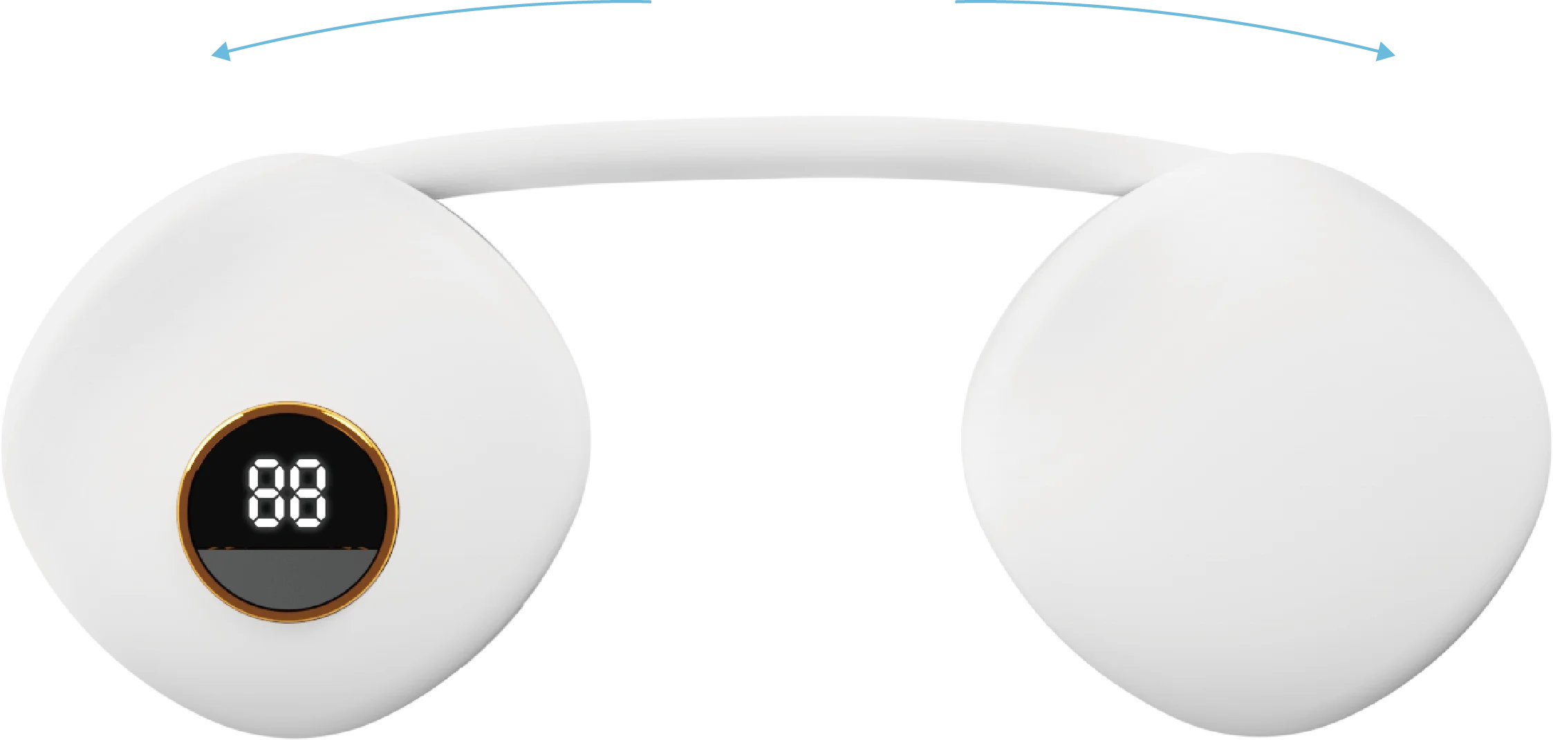 OEM Cheap Price Hand Free Lazy Neck Fan Portable Rechargeable Hanging Mini Cooling Neck Fan with Storage Box