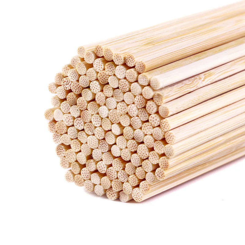 Barbecue Bamboo Stick Disposable Bamboo skewer 15-50cm Sticks Long Skewer Wood Bamboo Bbq Sticks