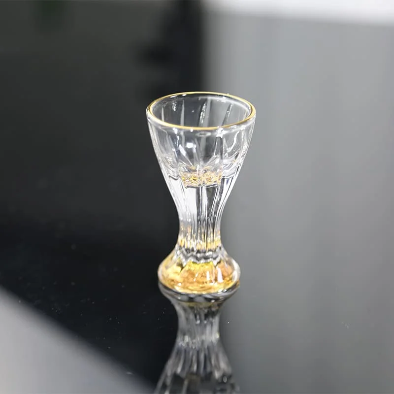Clear Horn Shot Glasses for Special Whiskey and Tequila Shots