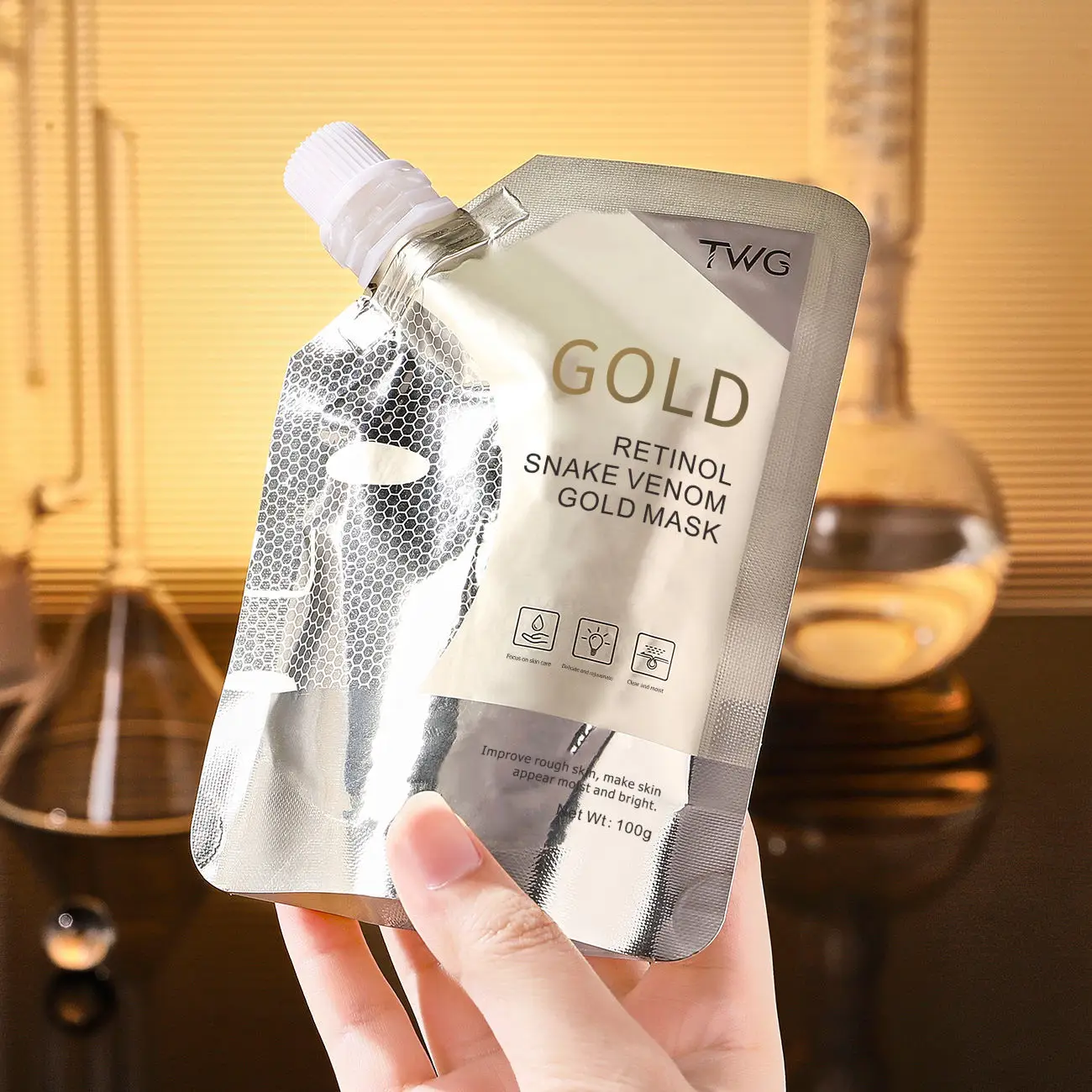 Gold Anti-Wrinkle Anti-Aging Retinol Essence Gold Skin care Mud film
