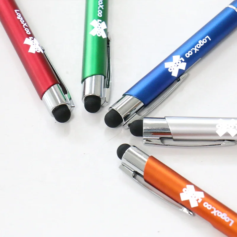 Factory Wholesale 3 in 1 Multi-Function Metal stylus Led Light Flashlight Pen Laser Logo Light Pen Torch Light Ballpoint Pen