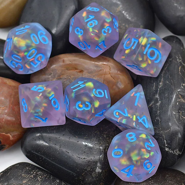 D20 7 ПК игральные кости на заказ для настольных игр