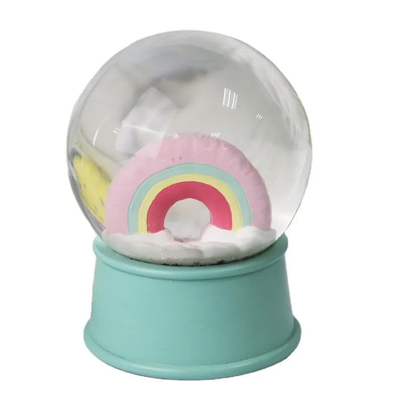 Resin Crafts Christmas Souvenirs Customized Snow Ball Resin Souvenir Custom Globe with Christmas Santa Claus and Plane