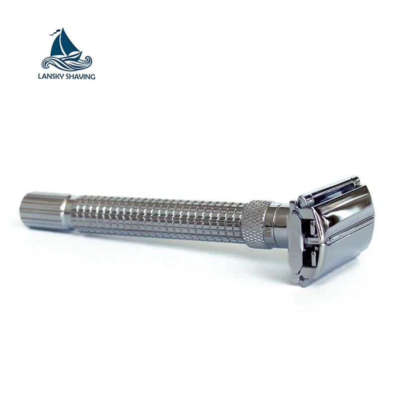 Butterfly opening Adjustable Double Edge Safety razor