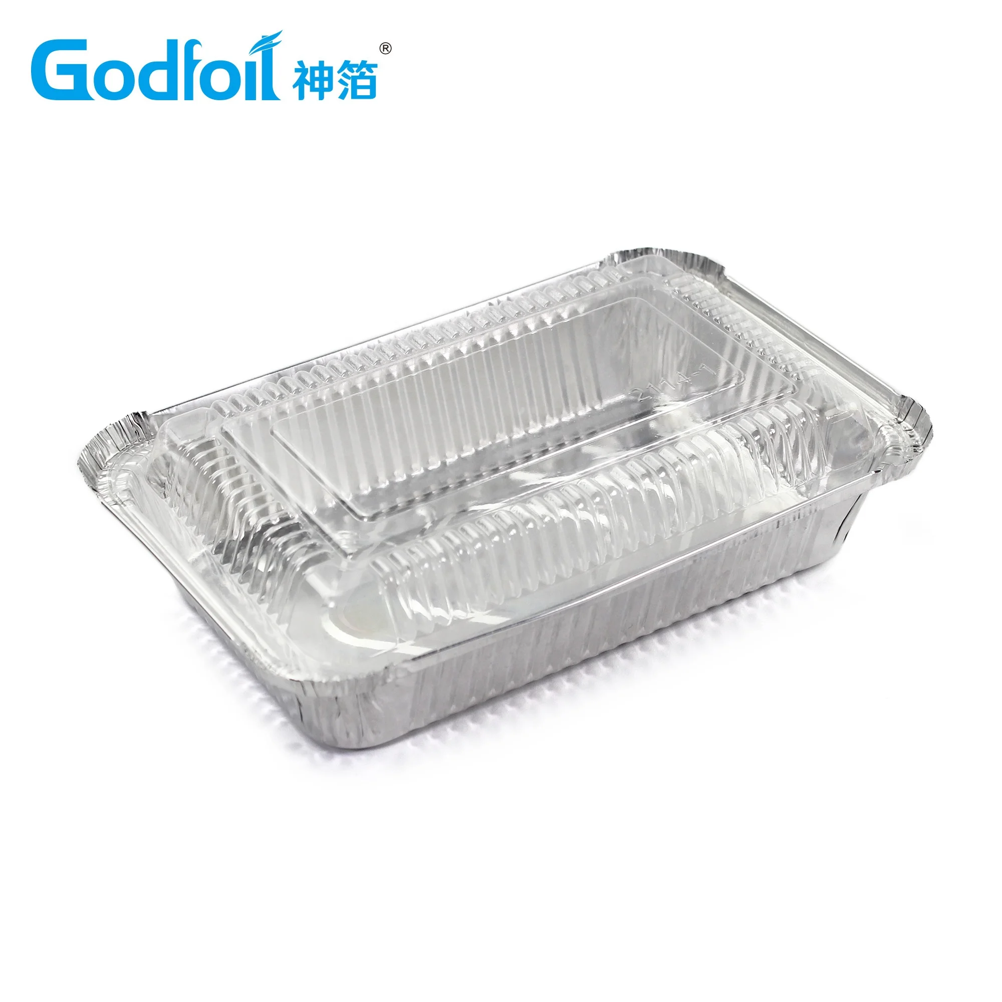 Container/take Out Container /aluminum Disposable Container Food Tray Aluminum Foil 750ml/1.5lb Packaging Eco-friendly