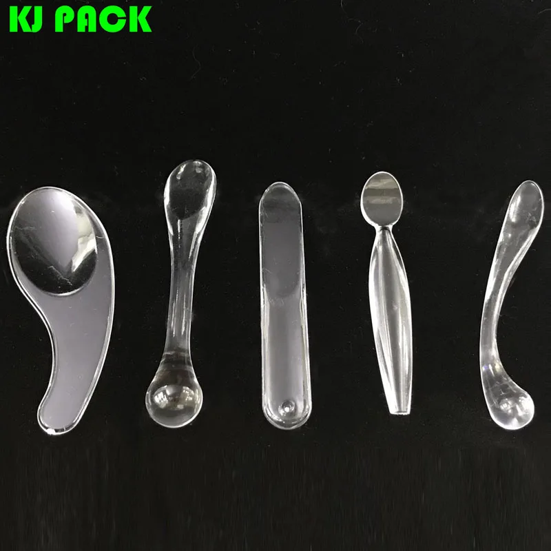 
Clear Plastic Mask Spatula with Customer Logo for Cosmetic Mask Cream 