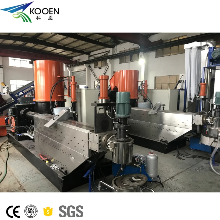 PVC granulator production line plastic pellet prilling machine
