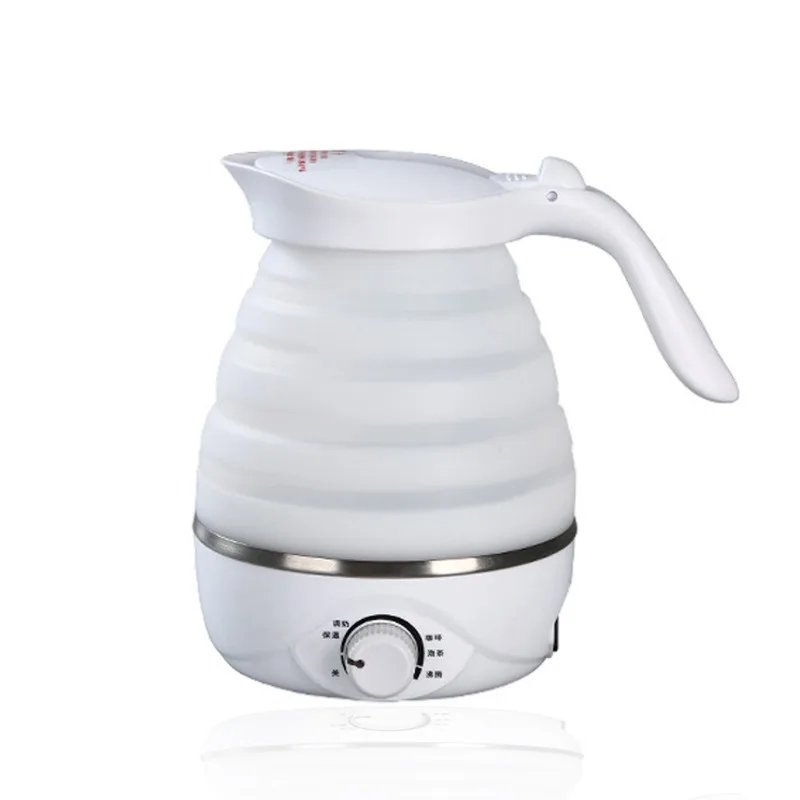 Cookware Boiling Water Steamer Food Grade Silicone Mini Portable Tea Folding Electric Kettle for Travel