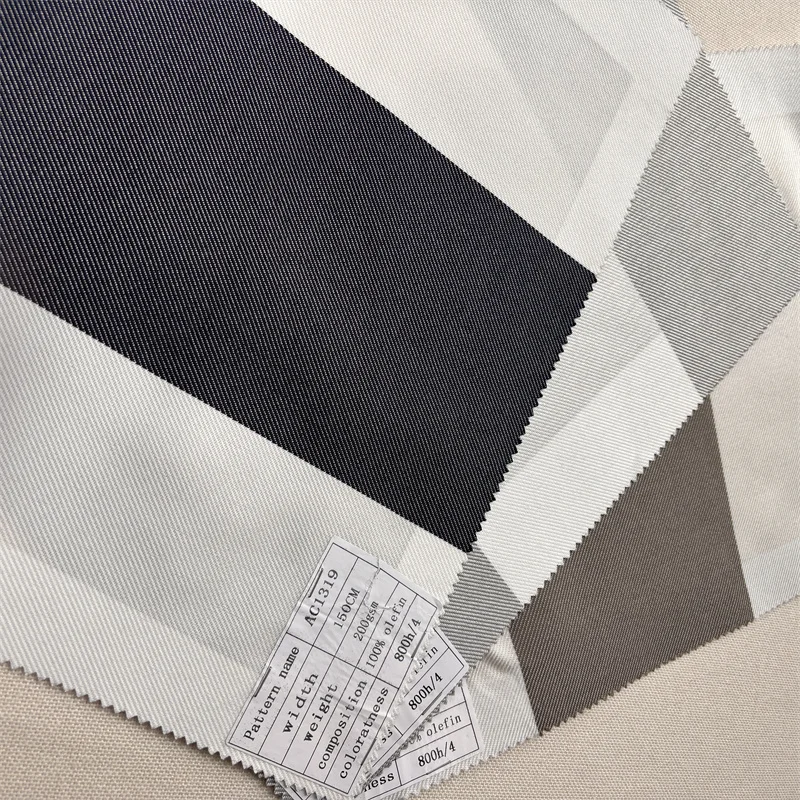 Fashionable waterproof 100% olefin polypropylene fabric is used for outdoor sofa furniture