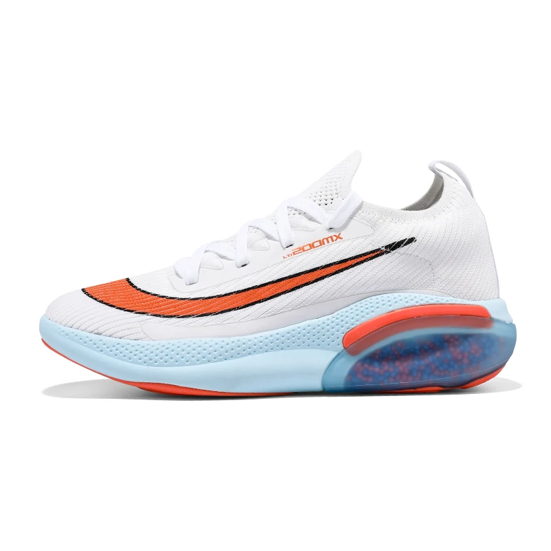 2022 custom sport men running shoes , high quality fashion knitted sport shoes men
