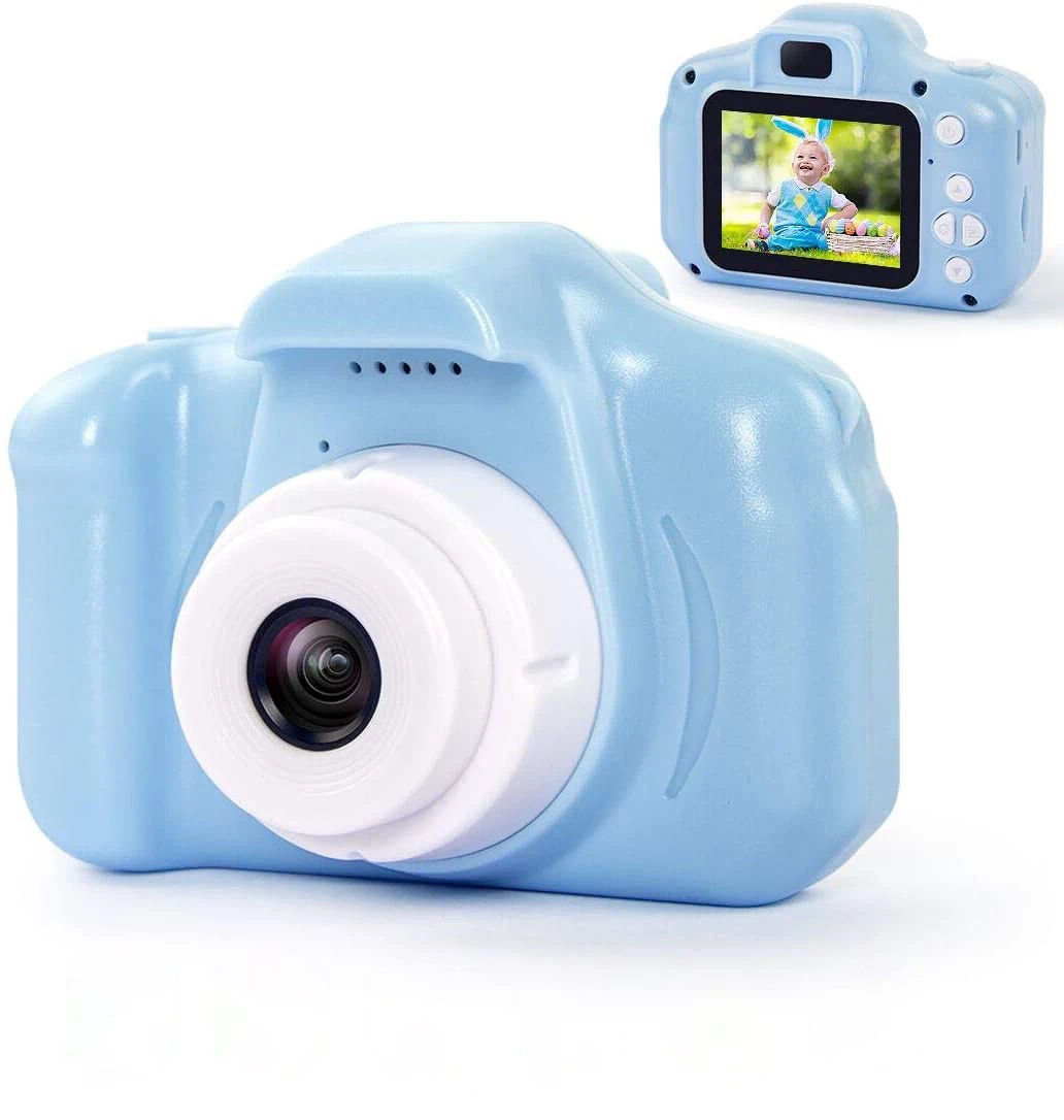 Cute Cartoon Kids Instant Camera Children Fun Christmas Gift Digital Camera Kids Photo Camera Built-in Games 2.0 Inch