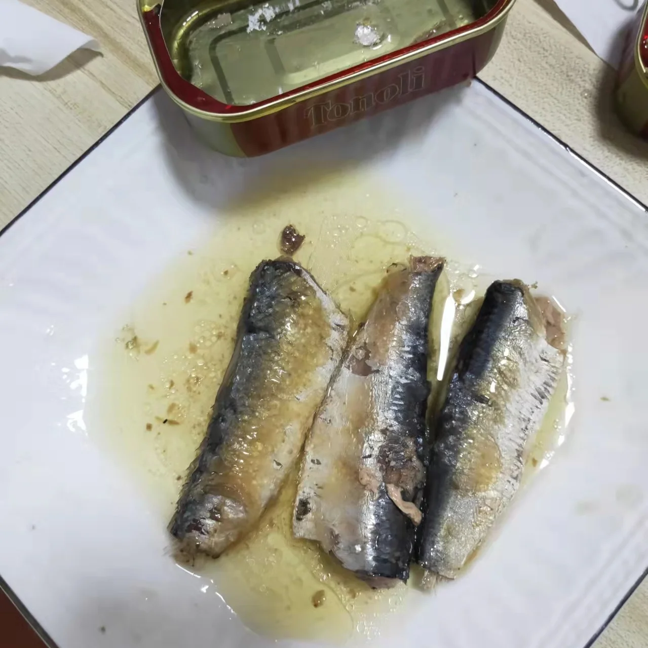 Консервированные сардины марокканского качества в