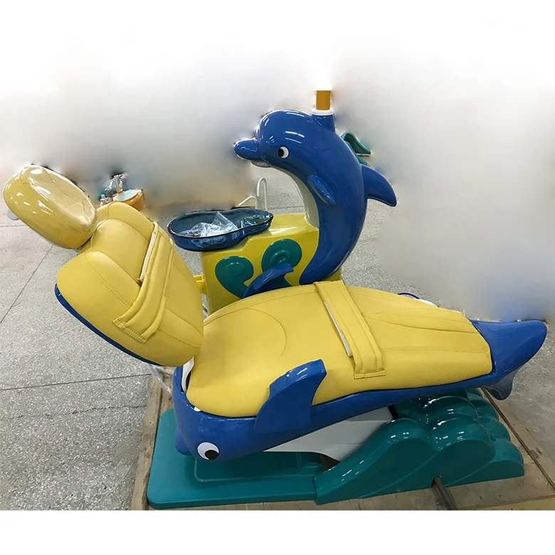 
Cute Dolphin Cartoon Medical Children Kids Dental Chairs Price 