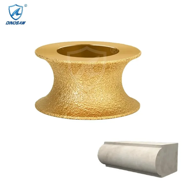 Marble granite glass hand grinding diamond abrasive contour wheel single crystal diamond ceramic diamond grinding wheel