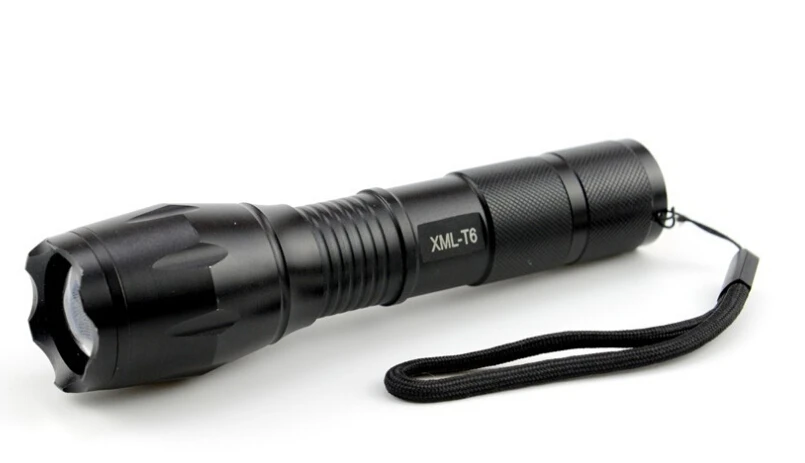  Outdoor 1200 Lumen XML T6 Waterproof LED Zoomable Military Tactical Self Defensive Camping