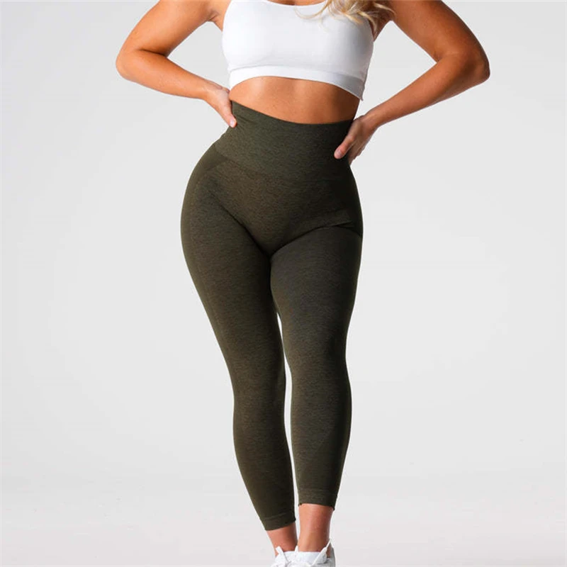 wholesale women bum scrunch leggings logo tad customize sports leggings push up gym polyamide elastane leggings