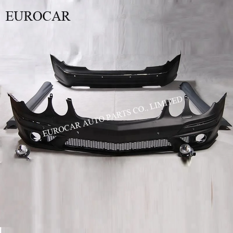 E-CLASS W211 E63 A стиль кузова Комплект бамперов подходит для W211 PP материал 03y-