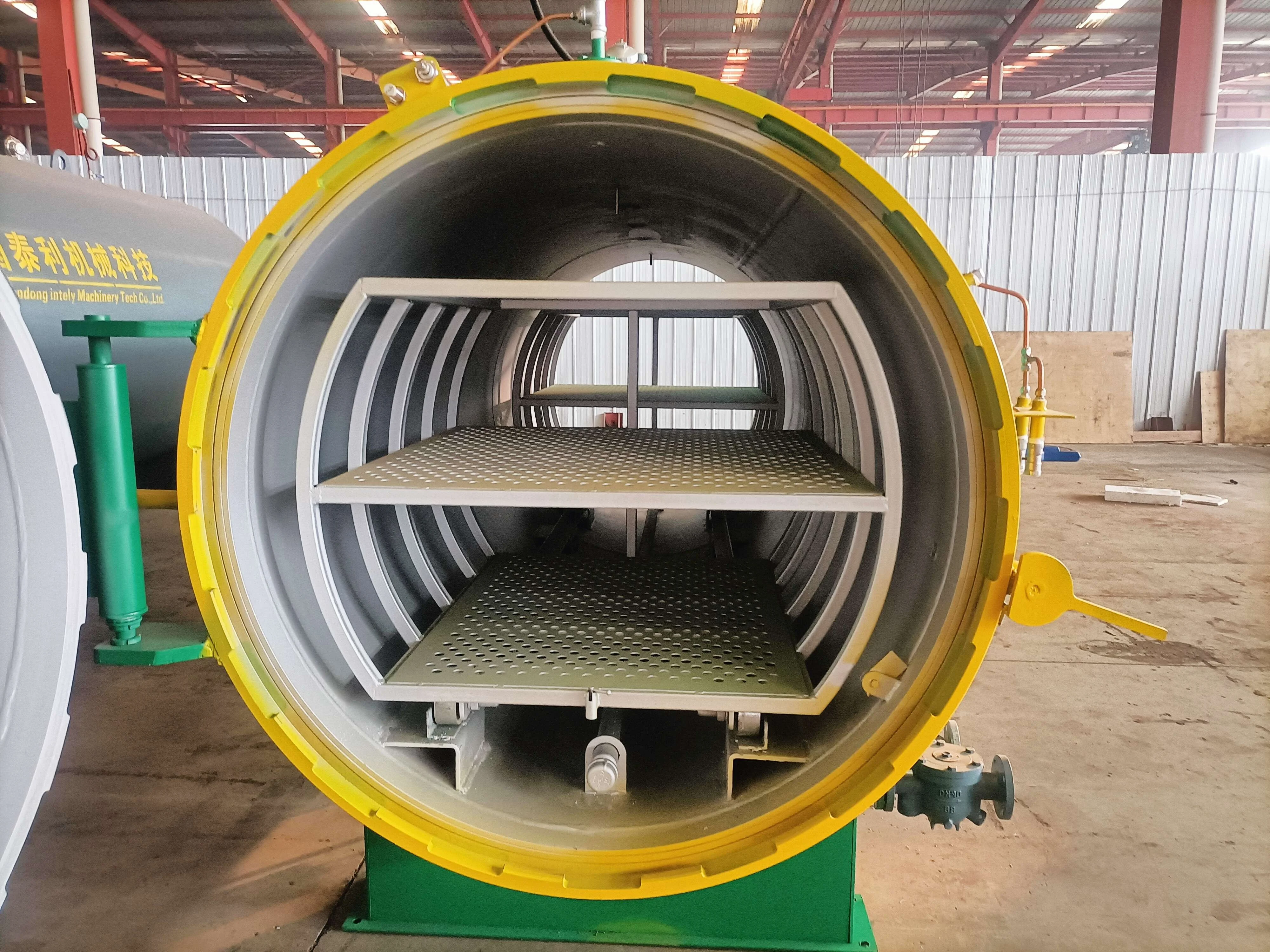 Industrial compost substrate cultivation autoclave mushroom farming