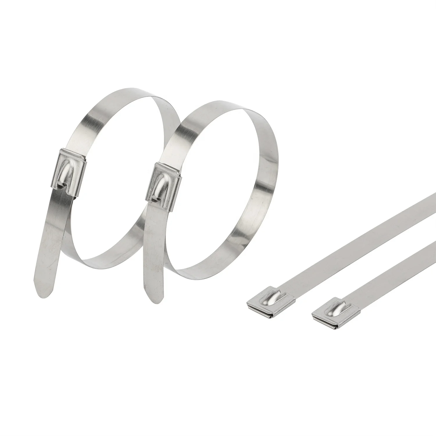 self-lockingpc cable double self-locking nylon  cable twist tie