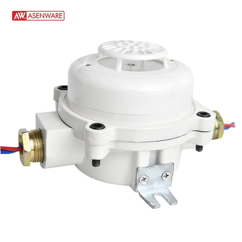 Asenware fire alarm system explosion proof heat sensor ATEX certificate designed for hazardous places chemical warehouse
