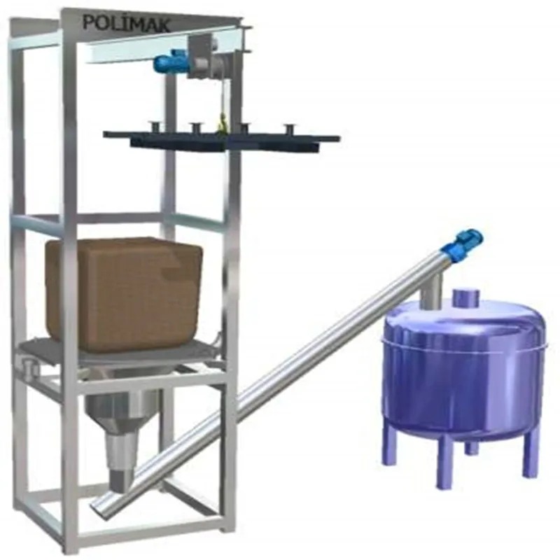 Super Sack Discharge Station Jumbo Bag Discharger 1000kg Big Bag Unloader