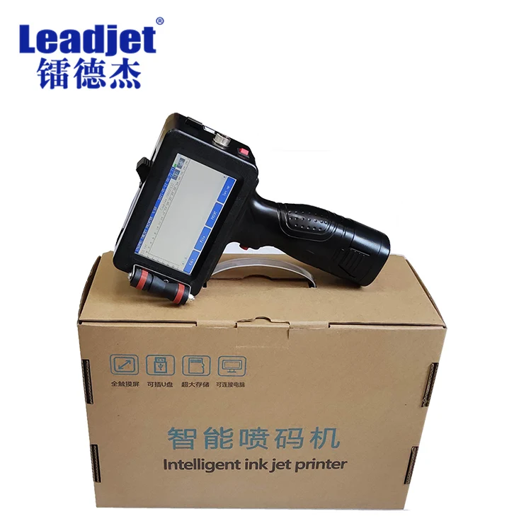 Leadjet handheld  jet printer,Coding Portable inkjet Printer/Mobile /Carton Box Inkjet Machine