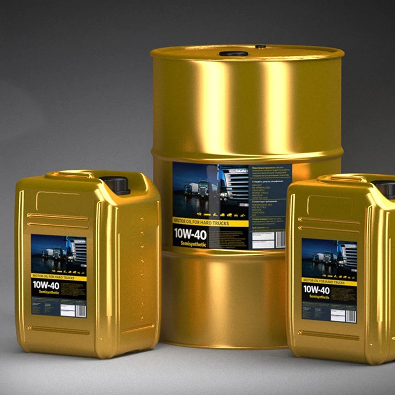 Hot sales high quality Automotive lubricants oil semi synthetic barrel car engine oil private label
