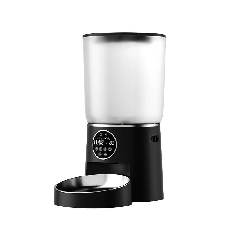 2023 Hot Sale Tuya Dog Cat Smart Pet Feeder Wifi Mobile Phone App Remote Control Microchip Automatic Pet Feeder With 6l