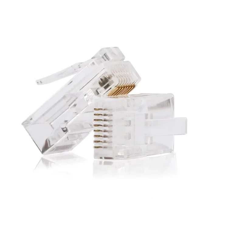 RJ45 водонепроницаемый прозрачный разъем Ethernet LAN 8P8C Cat5 Cat5E Cat6