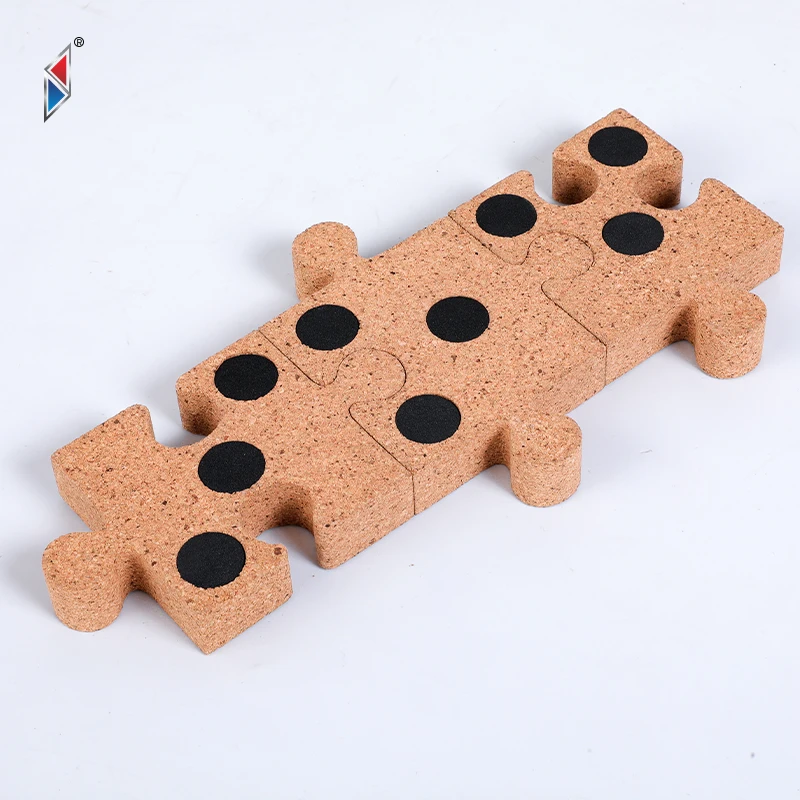 Multifunctional puzzle shape cork magnetic knife holder/tool holder Magnetic Knife Strip
