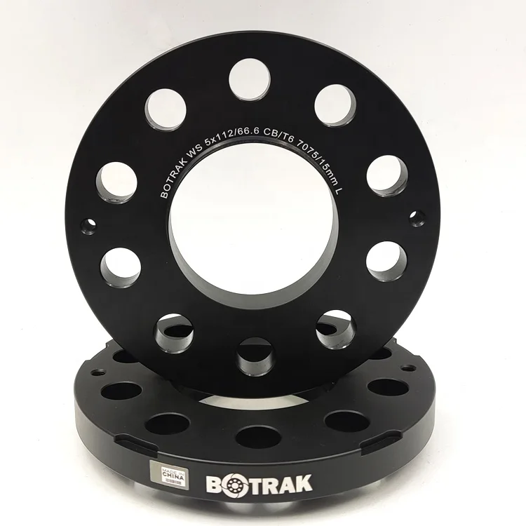 BOTRAK true forged 7075 t6 15mm 5x112 wheel spacer for mercedes benz E S GLC GLS GLA GLB class AMG