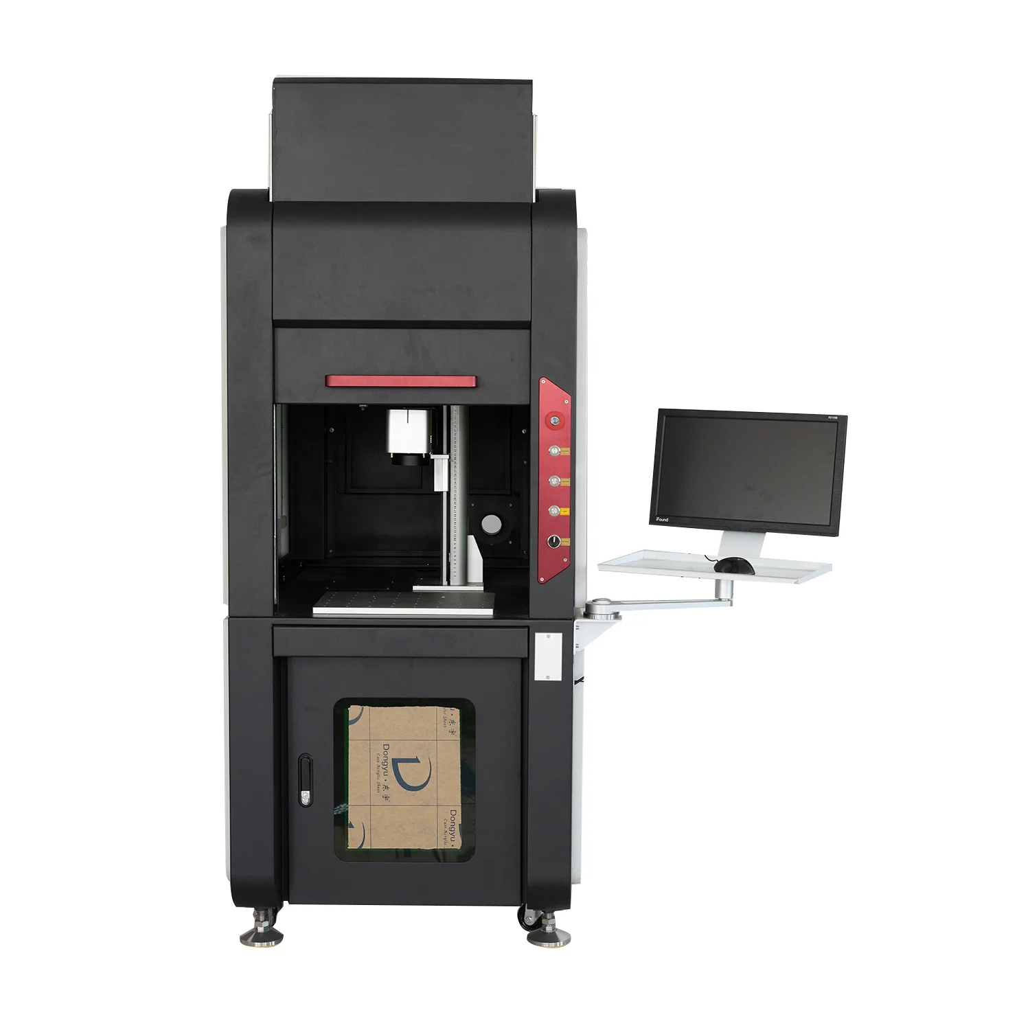 Fiber Laser Marking Machine/mopa Fiber Source Desktop Enclosed 100W JPT M7 Laser Source 0-8000mm/s 1064nm 300x300mm (optional)