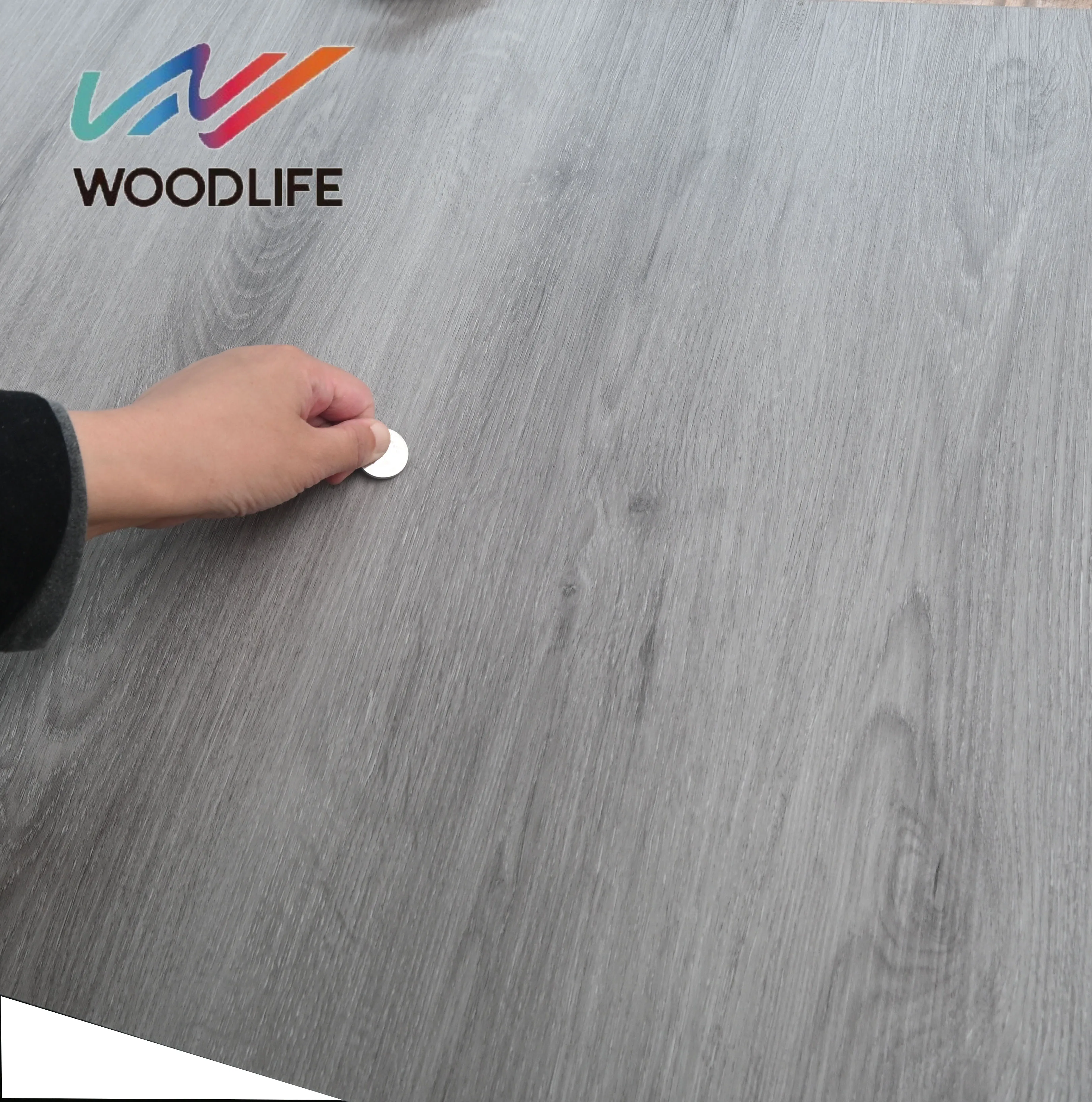 Marble Look White Color Luxury Vinyl Plank Flooring Tile SPC Vinyl Flooring