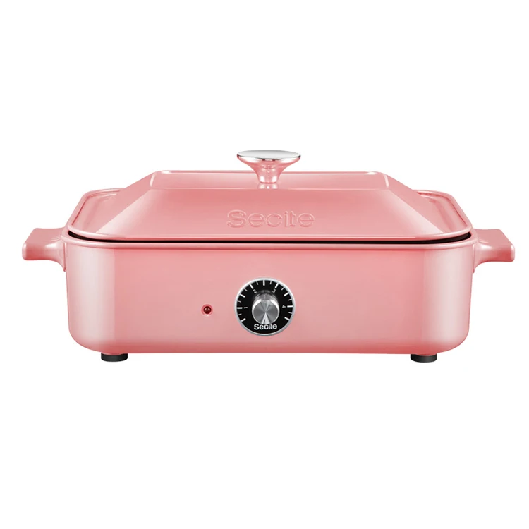 Жаропрочные ручки с антипригарным покрытием, многофункциональный гриль для пиццы и барбекю, Корейская сковорода