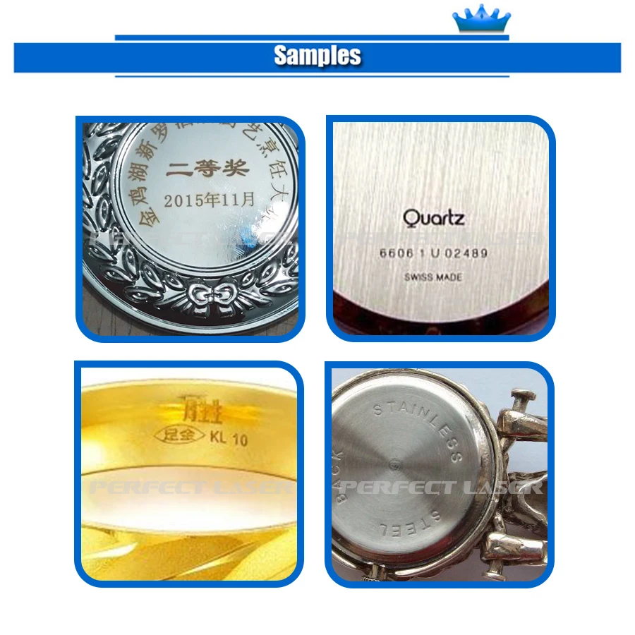 Perfect Laser-Full Automatic Mini desktop Portable cloth plastic ceramic Laser engraver engraving Marking marker Machine Price